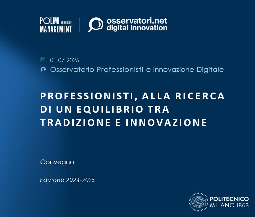 Professionisti, alla ricerca di equilibrio tra tradizione e innovazione